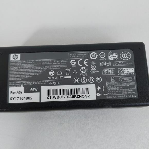HP OEM AC/DC Adapter PA-1650-32HT PPP009L-E 18.5V 3.5A 65W - Picture 3 of 5